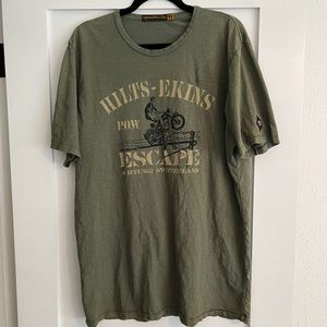 Barely Worn Johnson Motors Steve McQueen The Great Escape Tee